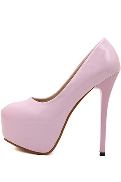 light pink stiletto heels