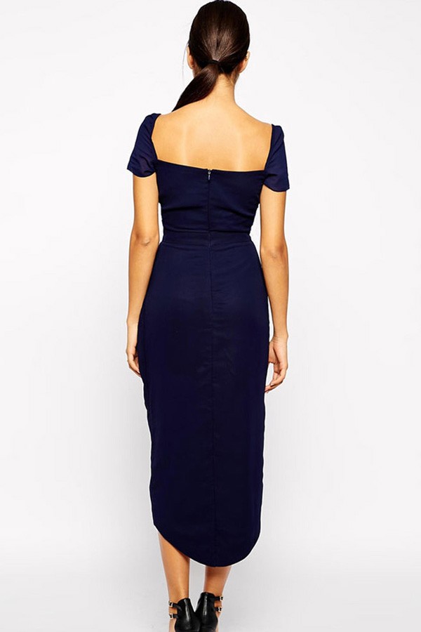 tulip sleeves sweetheart neckline