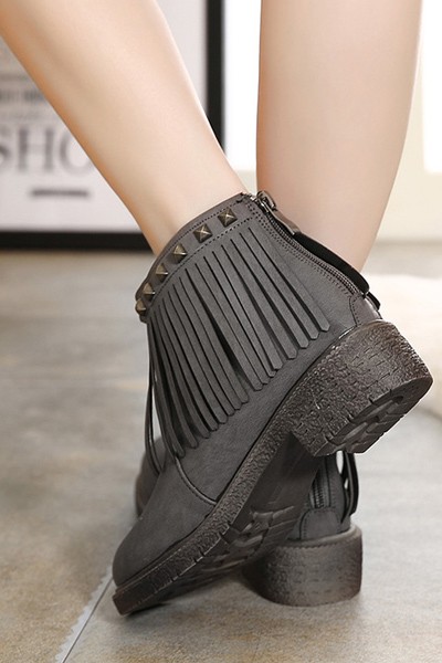 adjustable buckle straps platform high heel ankle boots